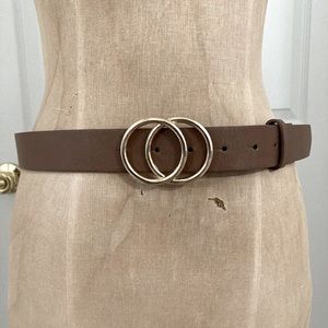 Brown Double Circle Belt